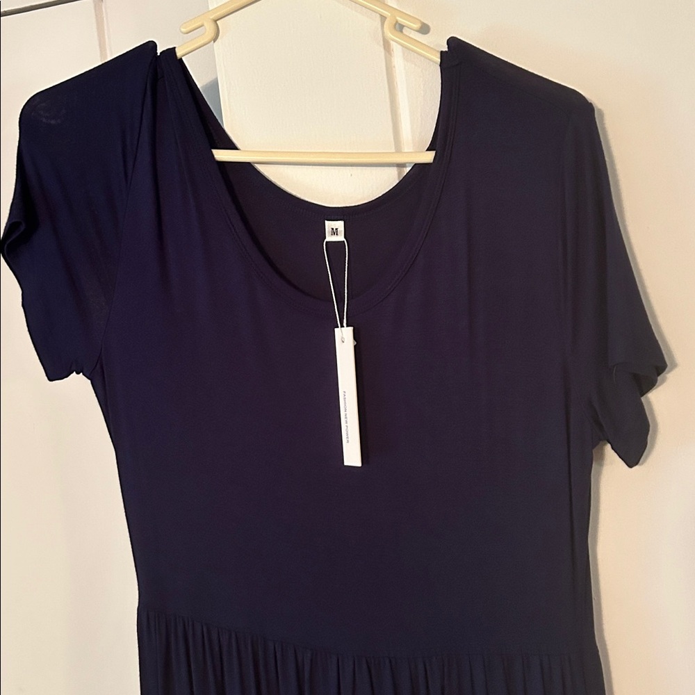 Navy Blue Maxi Dress
